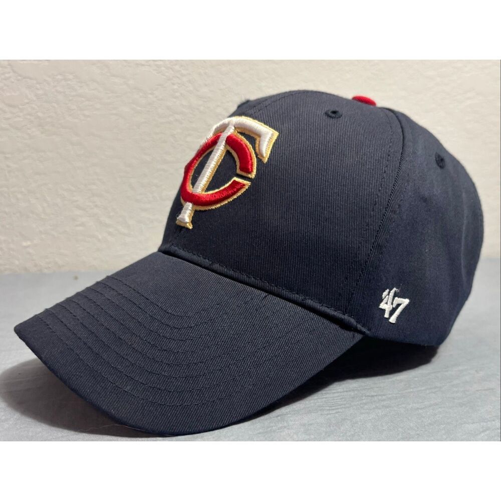 Minnesota Twins Hat Blue 47 Brand Blue Hat Cap New Logo SnapBack Adjustable